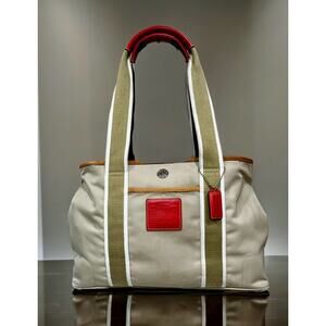 Vintage Coach IR5656 Reversible Hampton Tote Bag